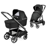Коляска Peg-Perego Veloce Black Shine, 2в1, чорний (PACK-VEL2100000005) - Pampik