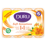 Мило Duru 1+1 Soft Sensations Календула зі зволожуючим кремом, 4 шт. по 80 г - Pampik