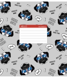 Набор тетрадей Школярик Boys collection, линия, 12 листов, 30 шт. (012-3078L) - Pampik - 2