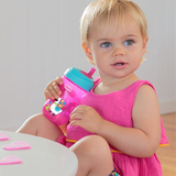 Поїльник-непроливайка Chicco Advanced Cup, 266 мл, рожевий (06941.10.03) - Pampik - 2