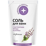 Сіль для ванн Домашний Доктор з чергою та шавлією, 500 г - Pampik