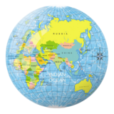 М'яч Mondo з мапою, 23 см (26043) - Pampik