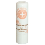 Гігієнічна помада Домашний доктор, Ромашка та липа, 3,6 г - Pampik