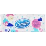 Вологі серветки Smile baby, з рисовим молочком, 56 шт. - Pampik