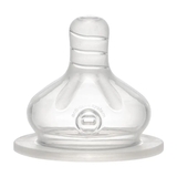 Соска силіконова Nip ортондонтична, з широким горлечком, 0+, повільний потік, розмір S (330306) - Pampik