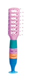 Масажна щітка для волосся Titania, 18 см, рожевий (1297) - Pampik