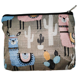 Сумка текстильная Offtop Лама, 40х39 см, серый (833635) - Pampik