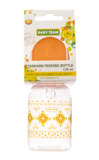 Пляшечка для годування Baby Team з силіконовою соскою, 125 мл, помаранчевий (1400) - Pampik - 2