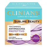 Захисний крем для обличчя, що вирівнює колір Clinians Sublime Beauty з виноградною водою, 50 мл - Pampik