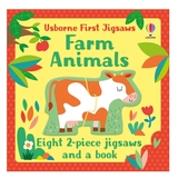 Usborne First Jigsaws: Farm Animals - Matthew Oldham, анг. мова (9781474988544) - Pampik
