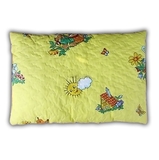 Подушка Слов'янський пух, 60x40 см, жовтий (918) - Pampik