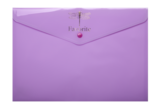 Папка на кнопці Buromax Pastel, А4, фіолетовий (BM.3953-26) - Pampik