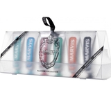 Подарунковий набір зубних паст у коробці Marvis: Класична інтенсивна м'ята, кориця та м'ята, аніс та м'ята, лакриця та м'ята, імбир та м'ята, морська м'ята (6 уп. по 25 мл) - Pampik