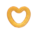 Прорізувач з водою Baby Team Сердечко, помаранчевий (4005 оранж,сердечко) - Pampik