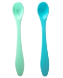 Ложечки для кормления Baby Team, голубой и бирюзовый, 2 шт. (6101_голубой_и_бирюзовый) - Pampik