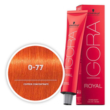Краска-микстон для волос Schwarzkopf Professional Igora Royal New, тон 0-77 (медный концентрат), 60 мл (2683623) - Pampik - 2