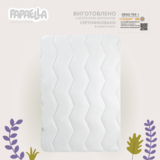 Набор в кроватку Papaella Comfort: одеяло 135x100 см + подушка 60х40 см (8-29611 білий) - Pampik - 6