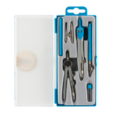 Готовальня ZiBi, 7 предметов, голубой (ZB.5306BS-14) - Pampik - 2