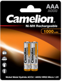 Акумулятор Camelion 1,2V AAA R03-2BL 1000 mAh Ni-MH, 2 шт. (NH-AAA1000BP2) - Pampik
