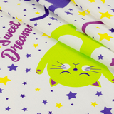 Комплект постельного белья Home Line Котики, бязь, 147х112 см, светло-зеленый (162248) - Pampik - 2