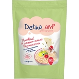 Безмолочна каша-мюслі Detka...am Гречано-кукурудзяна з яблуком, малиною та фенхелем 200 г - Pampik