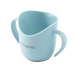 Эргономичная обучающая кружка BabyOno, 120 мл, голубой (1463/03) - Pampik