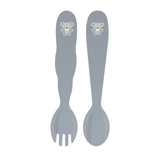 Набір столових приборів Tramontina Baby Le Petit, 2 предмети, сірий (23797/602) - Pampik