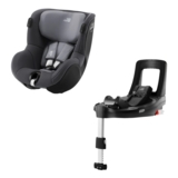 Автокрісло Britax Romer Dualfix iSENSE Midnight Grey з платформою Flex Base (2000035113) - Pampik