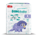 Підгузки на липучках DinoBaby 6 (16 кг), 32 шт. - Pampik - 2