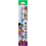 Олівці для гриму обличчя і тіла ZiBi Kids Позитив неон 6 кольорів (ZB.6571) - Pampik