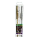 Гелеві ручки ZiBi Black Paper, 3 кольори, 3 шт. (ZB.2209-99) - Pampik