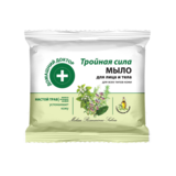 Мило для обличчя та тіла Домашній Лікар, Потрійна сила, 70 г - Pampik