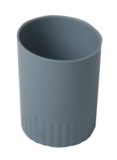 Стакан для канцелярського приладдя Buromax Jobmax, сірий (BM.6351-09) - Pampik