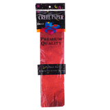 Подарунковий обгортковий папір Offtop Crepe Paper, червоний (853444) - Pampik