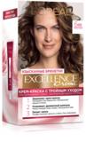 Фарба для волосся L’Oréal Paris Excellence Creme, відтінок 6.00 (темно-русявий), 176 мл - Pampik