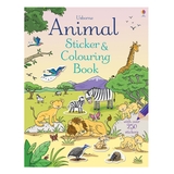 Раскраска Animal Sticker and Colouring Book - Jessica Greenwell, англ. язык (9781409585862) - Pampik