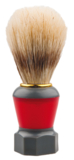Помазок для бритья Titania с пластиковой ручкой и удлиненной натуральной щетиной, 10,5 см (1700-MEN B LB) - Pampik