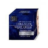 Нічний крем проти старіння Dead Sea Collection з колагеном та мінералами Мертвого моря, 50 мл - Pampik