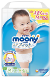 Підгузки-трусики Moony 3 (6-12 кг), 58 шт. - Pampik