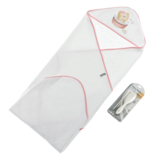 Полотенце с расческой и щеткой Interbaby Banera, розовый (8100230) - Pampik