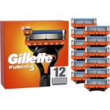 Змінні картриджі для гоління чоловічі Gillette Fusion5 12 шт. - Pampik