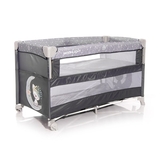 Манеж-ліжечко Lorelli Up And Down Grey cute moon, сірий (23778) - Pampik