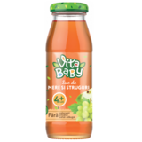 Сік Vita Baby яблучно-виноградний, без додавання цукру, 175 мл - Pampik
