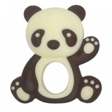 Прорезыватель для зубов Lindo Панда, коричневый (LI 329 кор) - Pampik