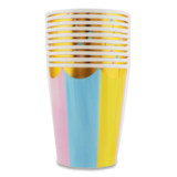 Набор стаканов одноразовых Offtop, 250 мл, разноцвет, 6 шт. (833632) - Pampik - 2