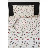 Дитяча постільна білизна для немовлят Iris Home LoLa, ранфорс, бежевий, 3 предмети (svt-2000022296014) - Pampik