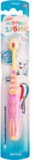 Детская зубная щетка Aquafresh Мой первый зубик, мягкая, розовая - Pampik