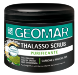 Скраб для тела очищающий Geomar Body Thalasso с черной солью и древесным углем 600 мл (34653) - Pampik