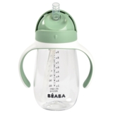 Дитячий поїльник Beaba з трубочкою, 300 мл, зелений (913533) - Pampik