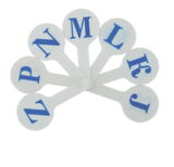 Набор букв ZiBi Английский алфавит, веер (ZB.4903) - Pampik